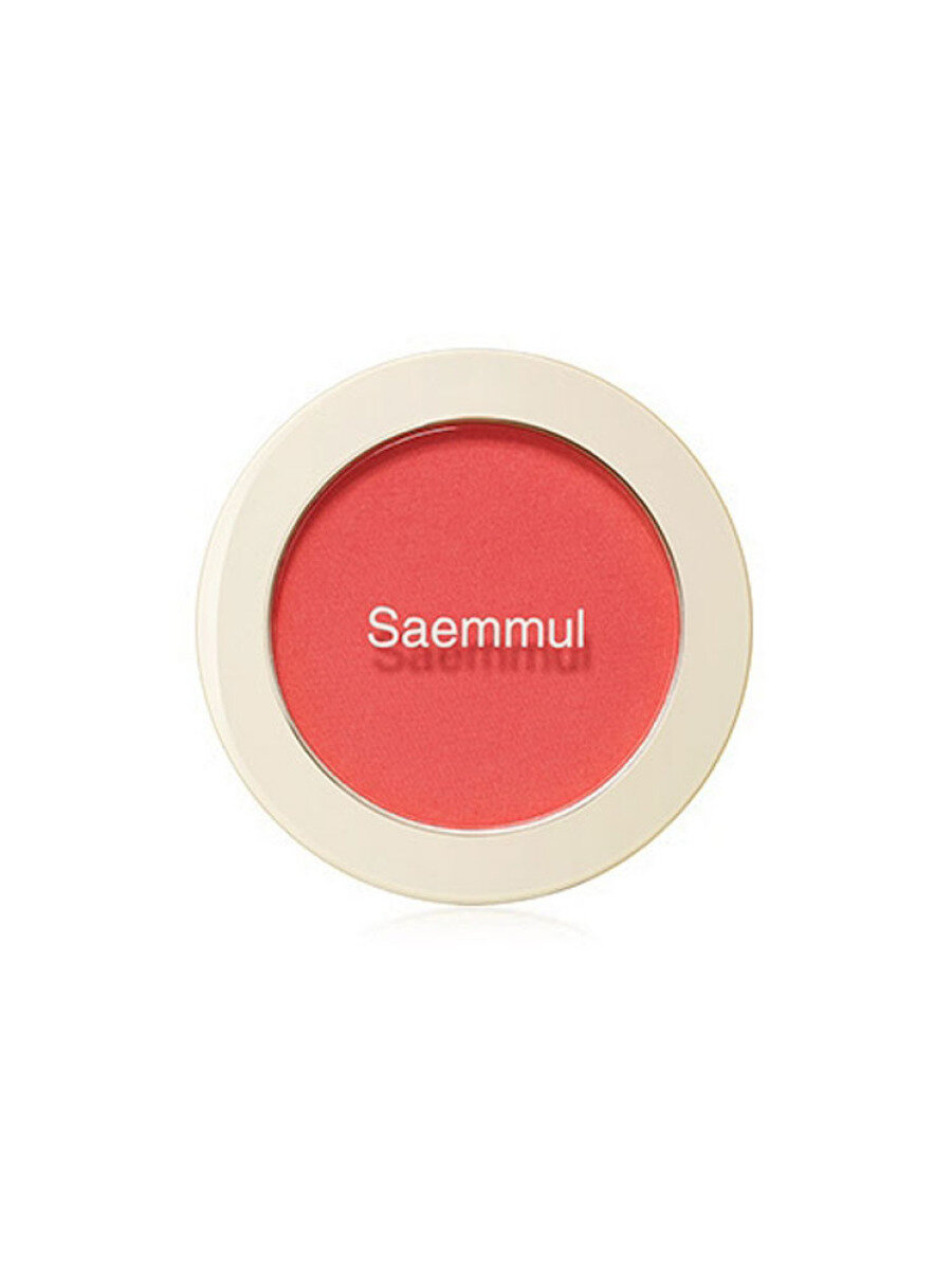 The Saem Румяна компактные Saemmul Single Blusher RD01 Dragon Red, 5г