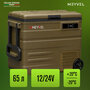 Автохолодильник Meyvel AF-U65-travel (компрессорный холодильник с колесами на 65 литров для автомобиля)