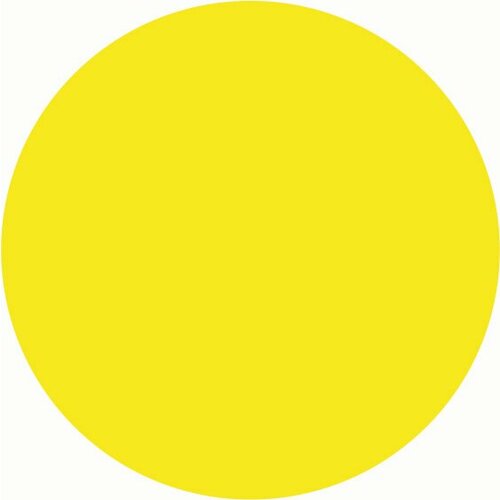 Табличка навигации Желтый круг на двери для слабовидящих