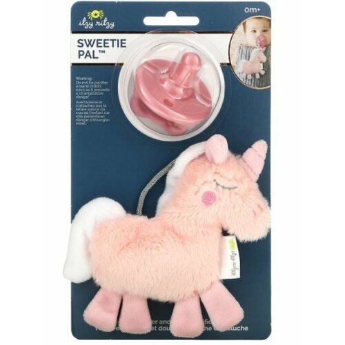 Силиконовая ортодонтическая пустышка, для детей от 0 + игрушка Единорог, подарок для младенца