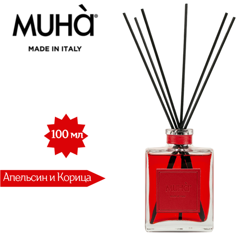 Muha' Stick ароматический диффузор для дома 100мл (Апельсин и Корица)