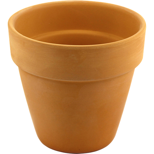 Горшок цветочный 17 см 15 л глина цвет коричневый 690₽