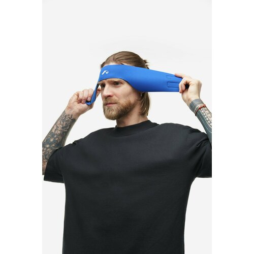 Неопреновая регулируемая повязка на голову Atlas 3 mm Синяя