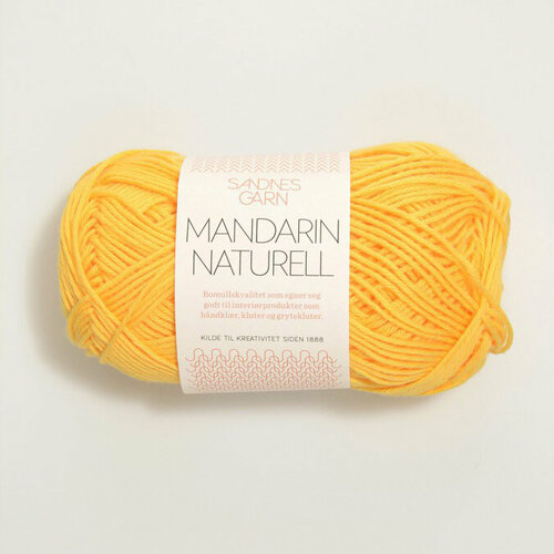 Пряжа для вязания Sandnes Garn Mandarin Naturell (2206 Gul)