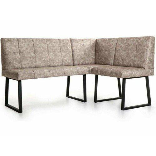 Реал модульный угловой диван ЛаттеЧерный муар 39396₽