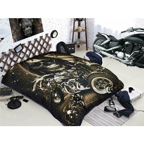 Покрывало Avrora-texdesign 1,5 спальное Байкеры 31
