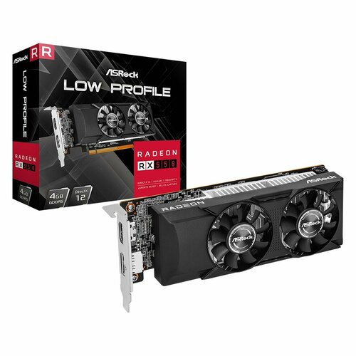 Видеокарта ASRock RX550 Low Profile 4GB GDDR5 128bit DP HDMI 2FAN RTL 1136000₽