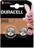 Батарейки DURACELL Lithium, CR2032, литиевые, комплект 2 шт, блис...