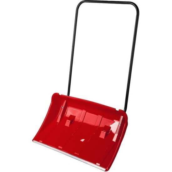 Скрепер Зубр полюс 860 мм пластиковый ковш с алюминиевой планкой с колесиками 39939