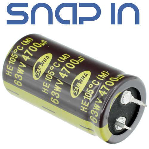 4700мкФ 63В / 25x50мм / HE / Конденсатор электролитический (1шт)