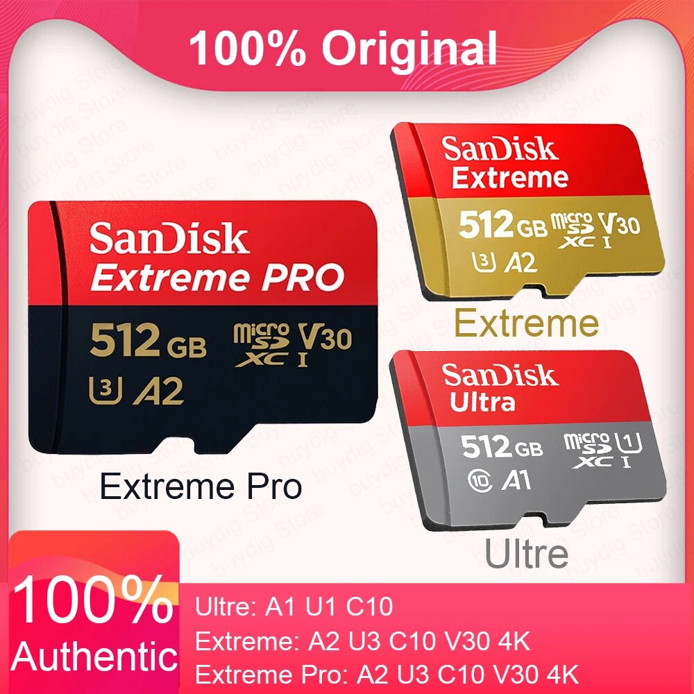 SanDisk Extreme Pro microSDHC карта памяти 16 ГБ, Ultra-1.5TB — фото 1