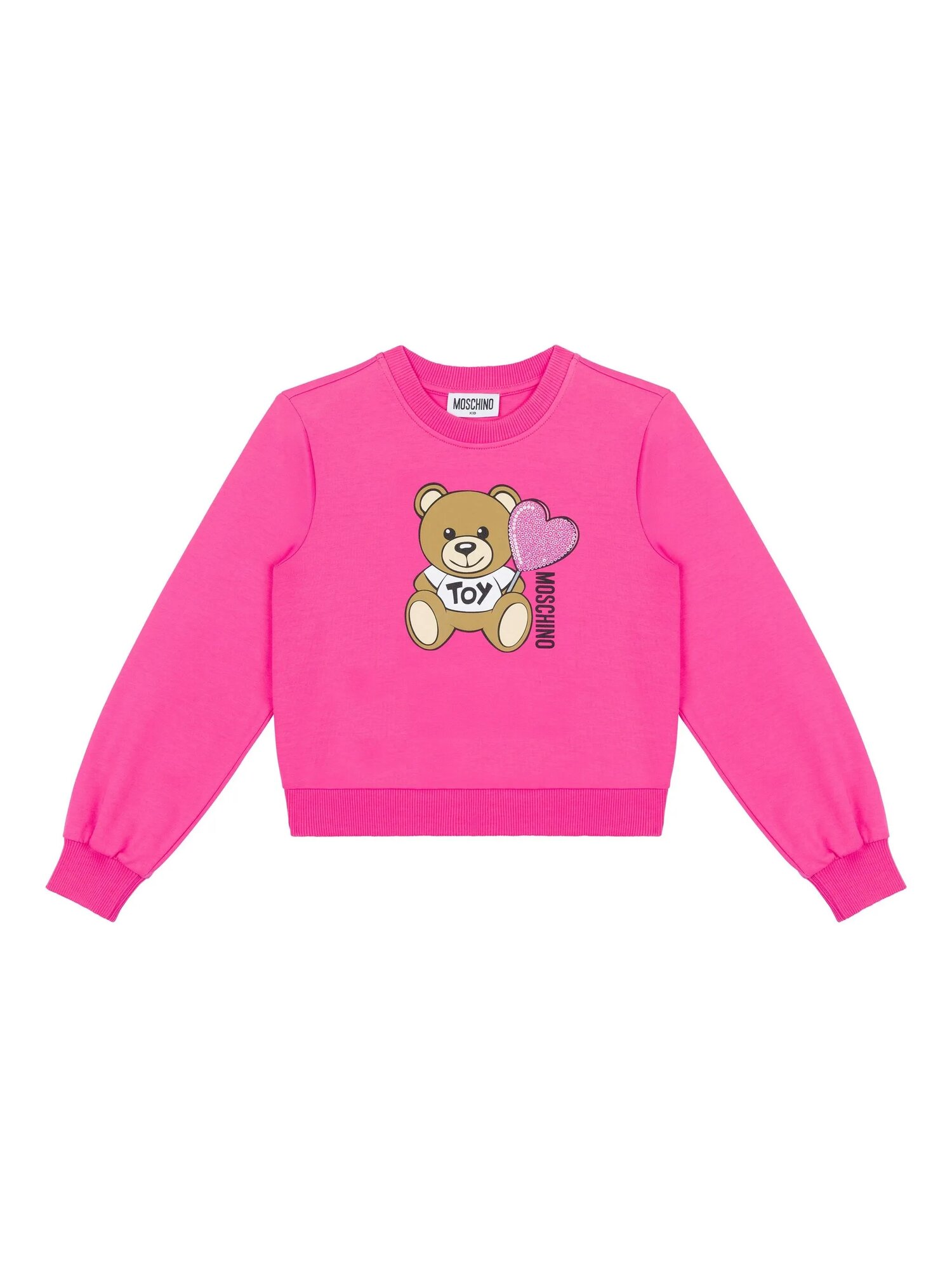 Толстовка MOSCHINO Teddy Bear, размер 10 лет, розовый