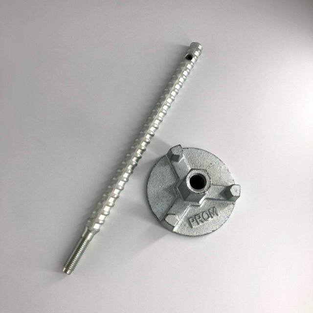 Гайка для крепления станины + шпилька М12/35/300 усиленная комплект