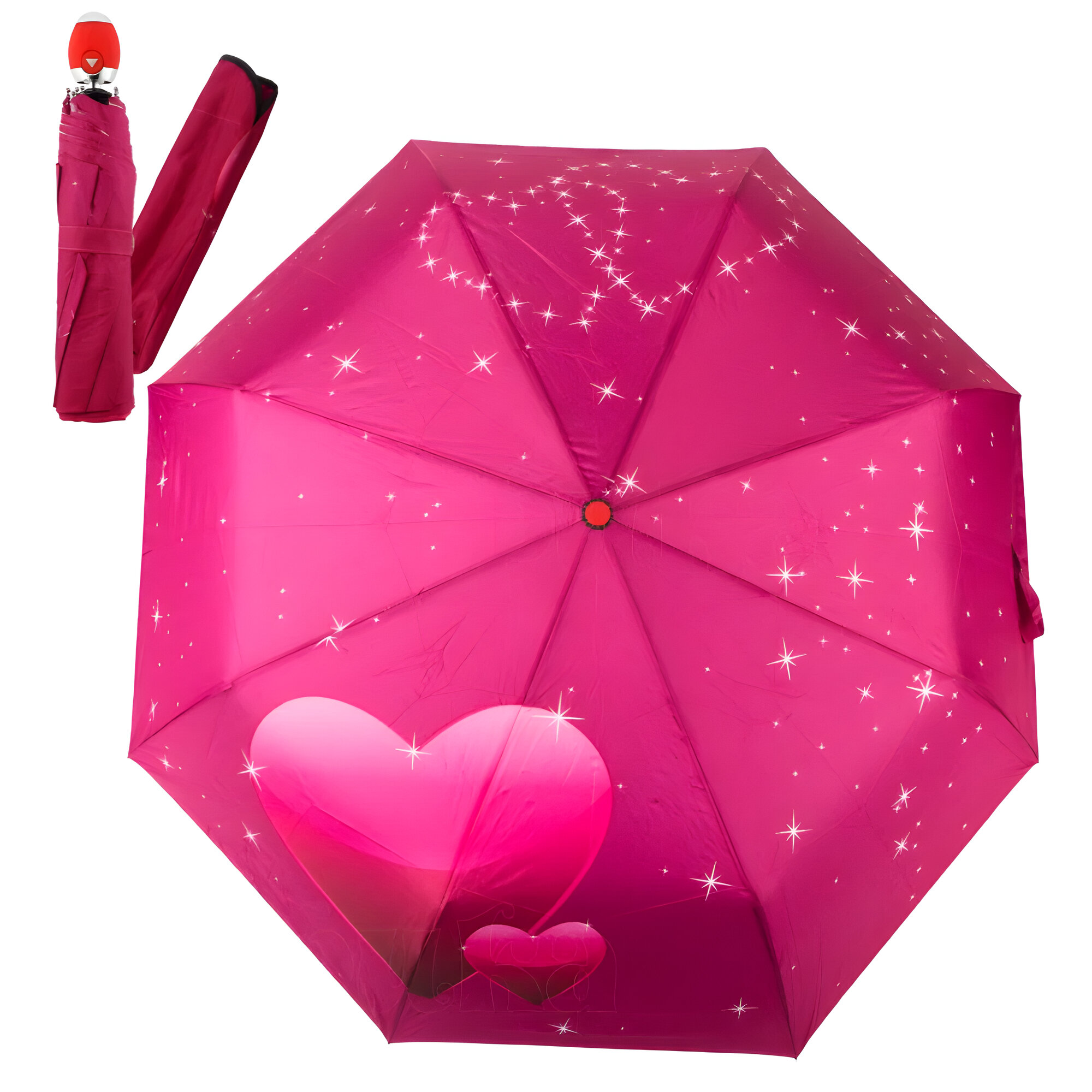 Зонт ЭВРИКА подарки и удивительные вещи  розовый