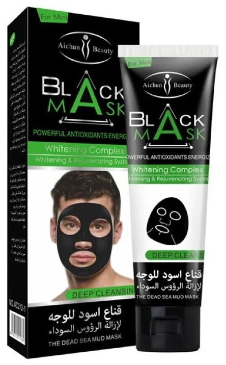 Aichun Beauty Маска-плёнка для лица BLACK MASK Deep Cleansing Глубокое очищение (для мужчин) 120 мл