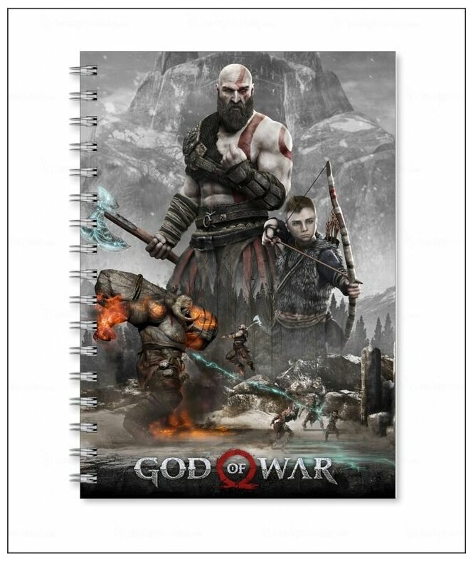 Тетрадь God of War №7, А4