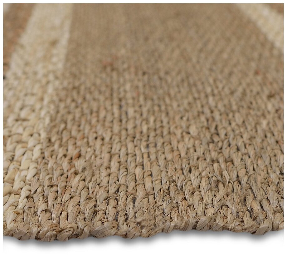 Дорожка ковровая плетеная без ворса, коврик из прикроватный 60х90 см / Bamboolend - фотография № 6