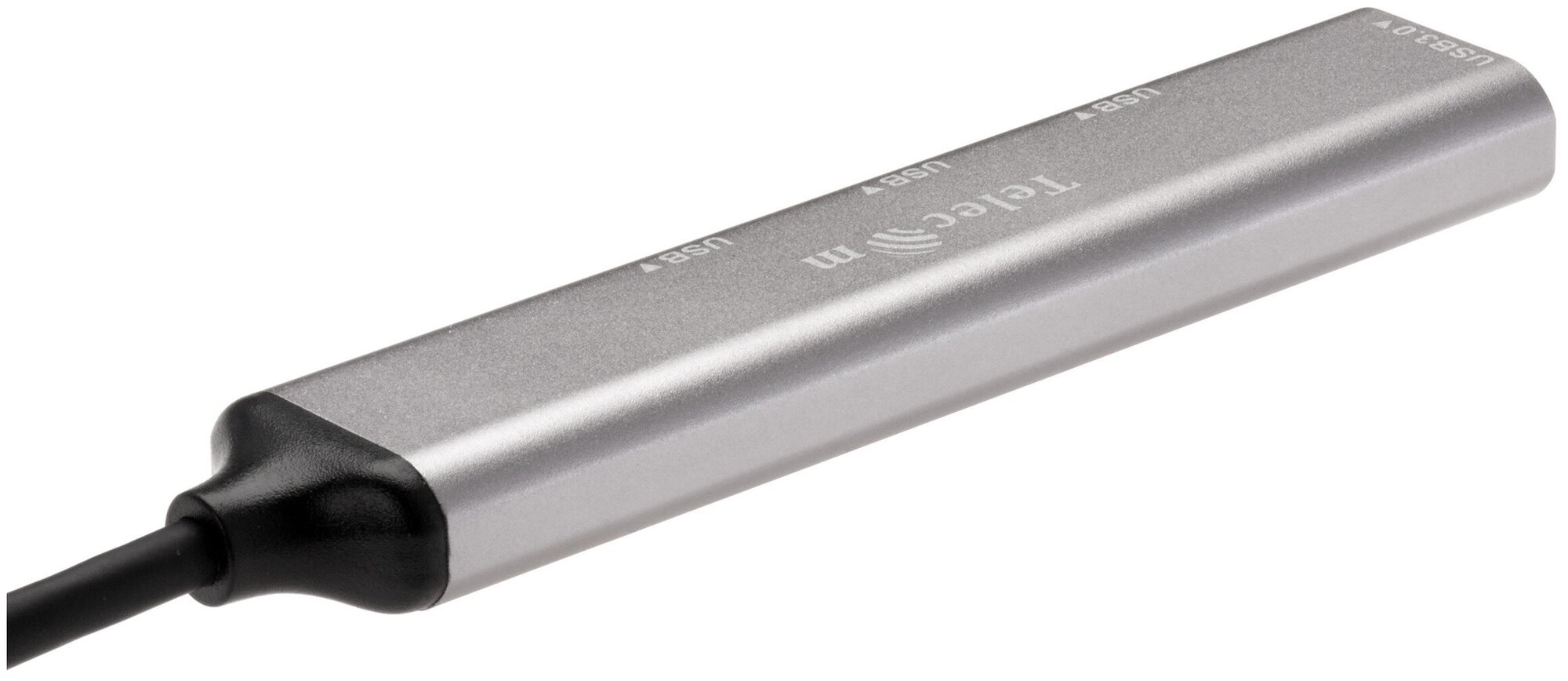 Переходник USB 3.0 -->USB3.0+3 USB2.0, Aluminum Shell, 0.2м Telecom <TA308U> VCOM Мультифункциональный хаб Telecom USB 3.0 M/USB 3.0 F/3 x USB 2.0 F (TA308U) - фото №5
