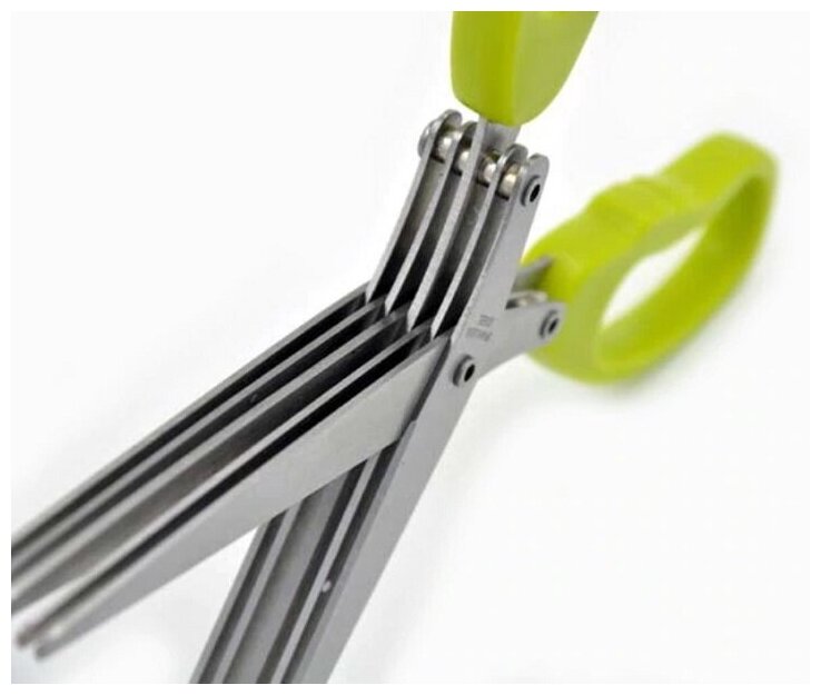 Ножницы для нарезки зелени 5 лезвий / Кухонные ножницы / Ножницы на кухню, ножницы для зелени - фотография № 15