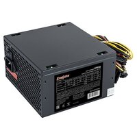 EXEGATE Блоки питания EX282070RUS-S Блок питания 550W XP550, ATX, SC, black, 12cm fan, 24p+4p, 6 8p PCI-E, 3 SATA, 2 IDE, FDD, 282081 с защитой от