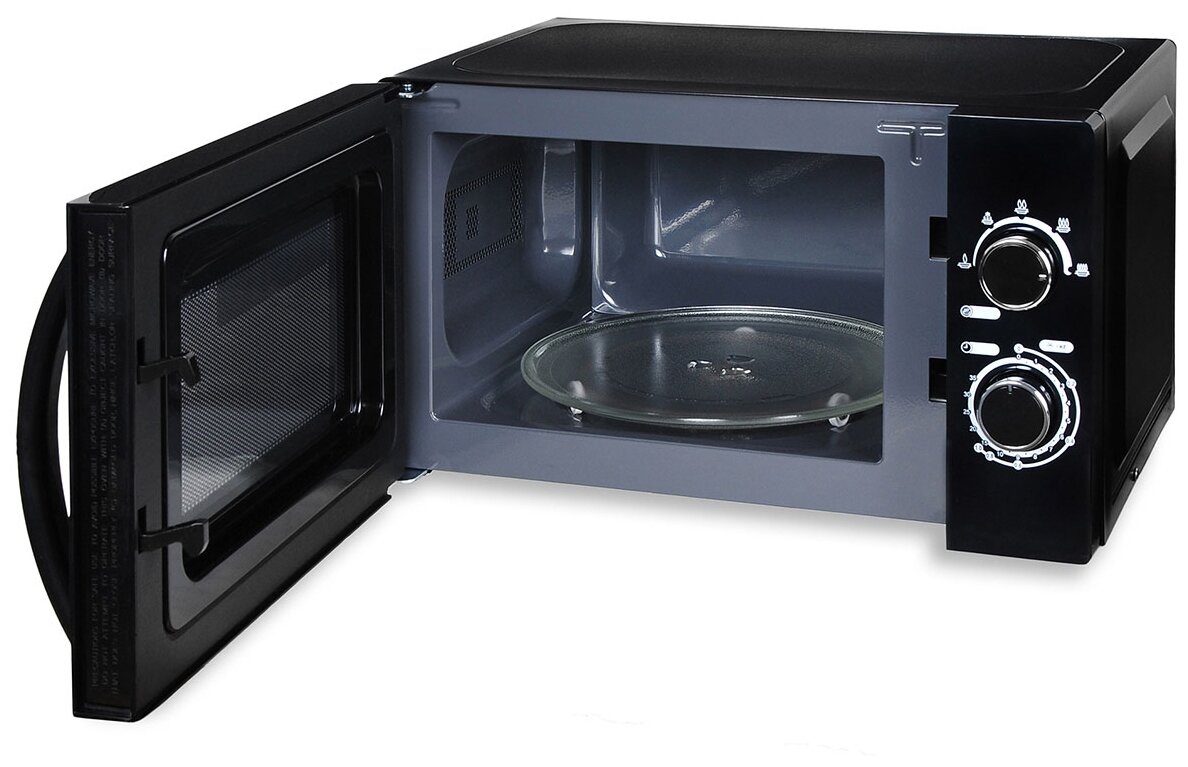 Микроволновая печь HYUNDAI , 700Вт, 20л, черный /хром - фото №3