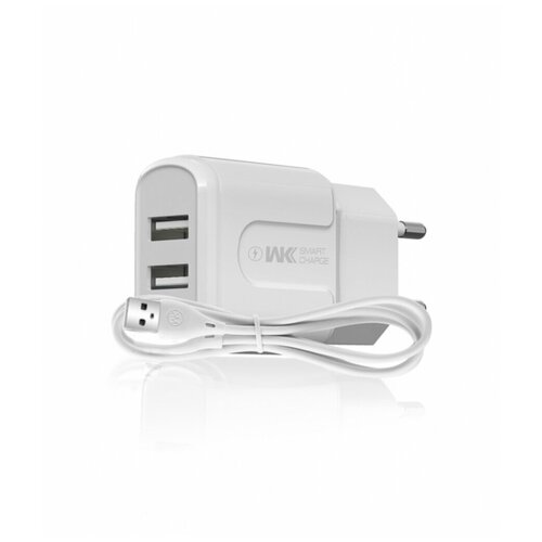 Сетевое зарядное устройство 2USB 2.4A+Кабель для Apple iPhone USB - Lightning 1m 2.4А