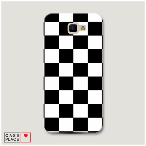 фото Чехол пластиковый samsung galaxy j5 prime 2016 шахматная доска case place