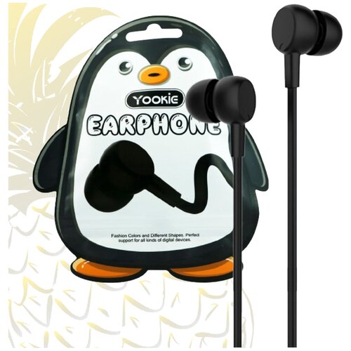 Наушники вкладыши с Микрофоном для iPhone и Android Наушники проводные с гарнитурой для телефона Mini Jack 35 Черный 59900₽