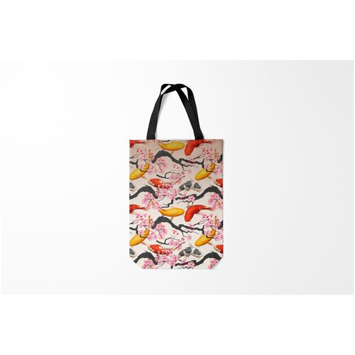 фото Сумка-шоппер / 31х42 см / морские жители / рыбы burnettie