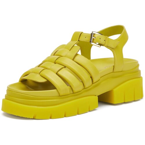 фото Сандалии женские ash sirena ss22-m-136042-004 цвет: горчичный размер: 37