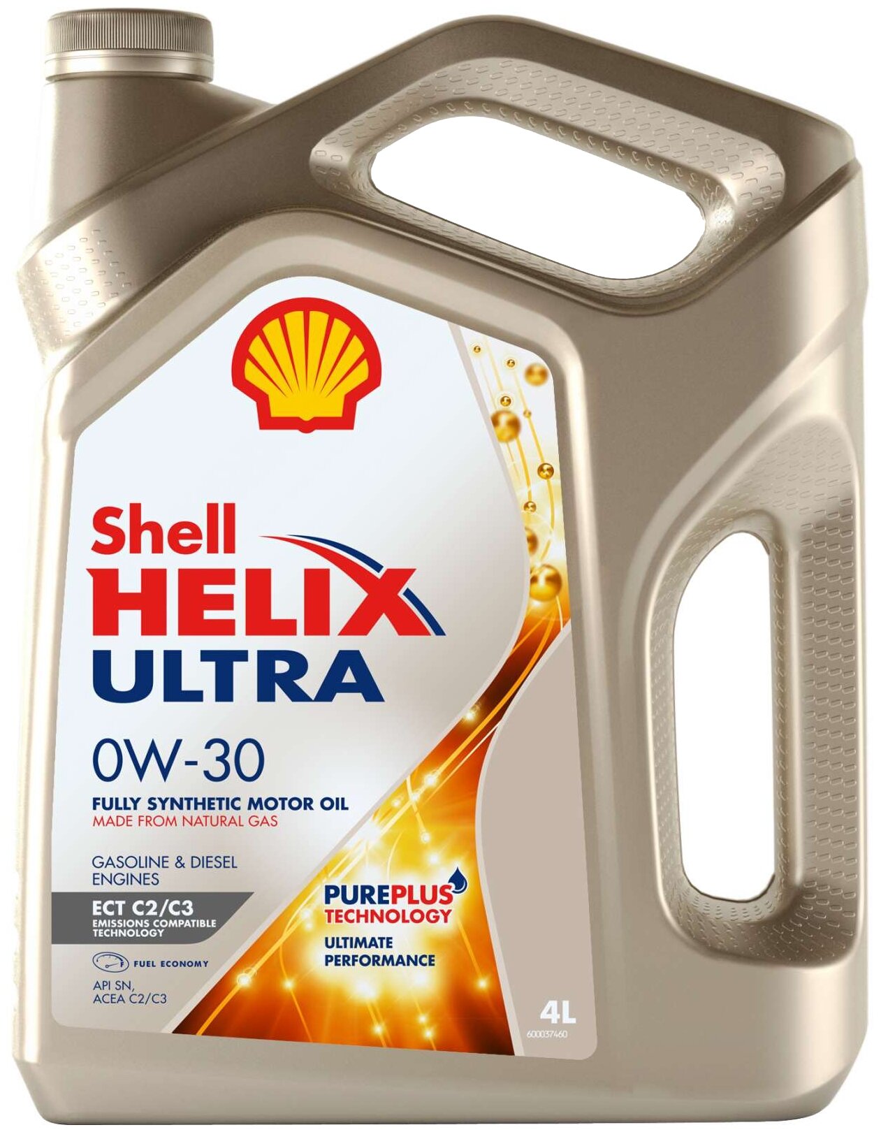 Синтетическое моторное масло SHELL Helix Ultra ECT C2/C3 0W-30