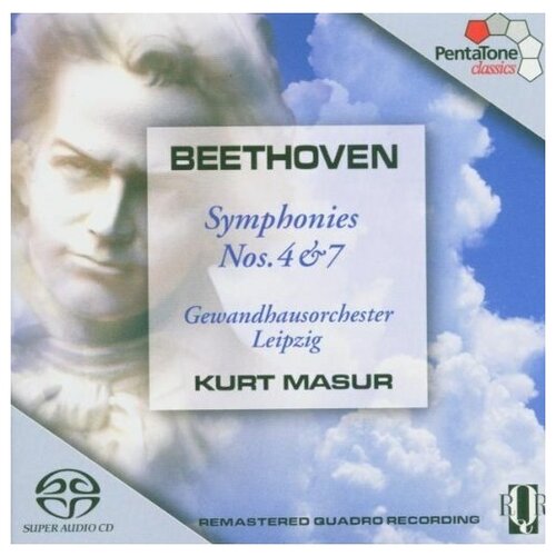 Beethoven. Symphony No.4 in B flat, Op.60 Symphony No.7 in A, Op.92 Gewandhausorchester Leipzig, Kurt Masur