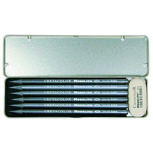 Чернографитовые карандаши CretacoloR Набор чернографитовых карандашей Monolith Pocket