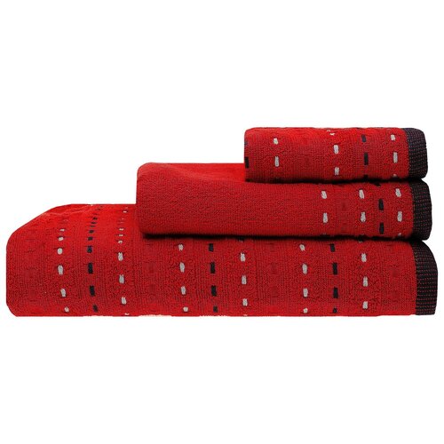 фото Tana home collection полотенце rona цвет: красный (50х90 см) br41925