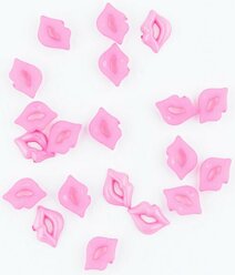 Пластиковые губы для игрушек (20 шт.), TBY.D1, Magic 4 Toys, розовый