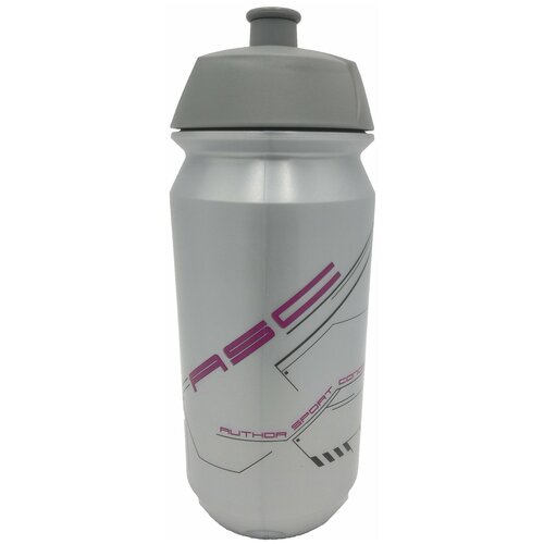 фото Фляга велосипедная серебристо-розовая 0.6 л 100% биопластик author