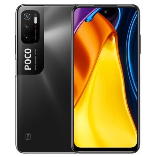 фото Смартфон xiaomi poco m3 pro 5g 6/128gb ru, заряженный черный