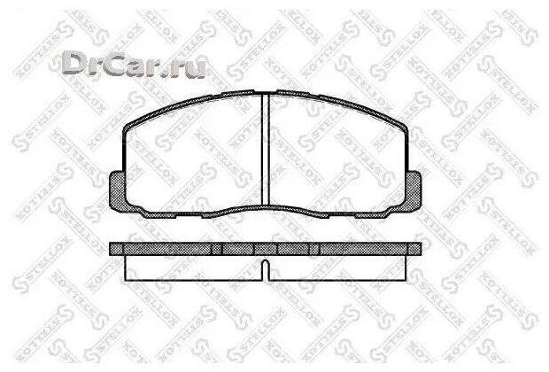 199 000Sx188 00Fdb368572295b Колодки Дисковые П Mitsubishi Coltgalant 1618Dtd 8491 Stellox арт. 199 000sx