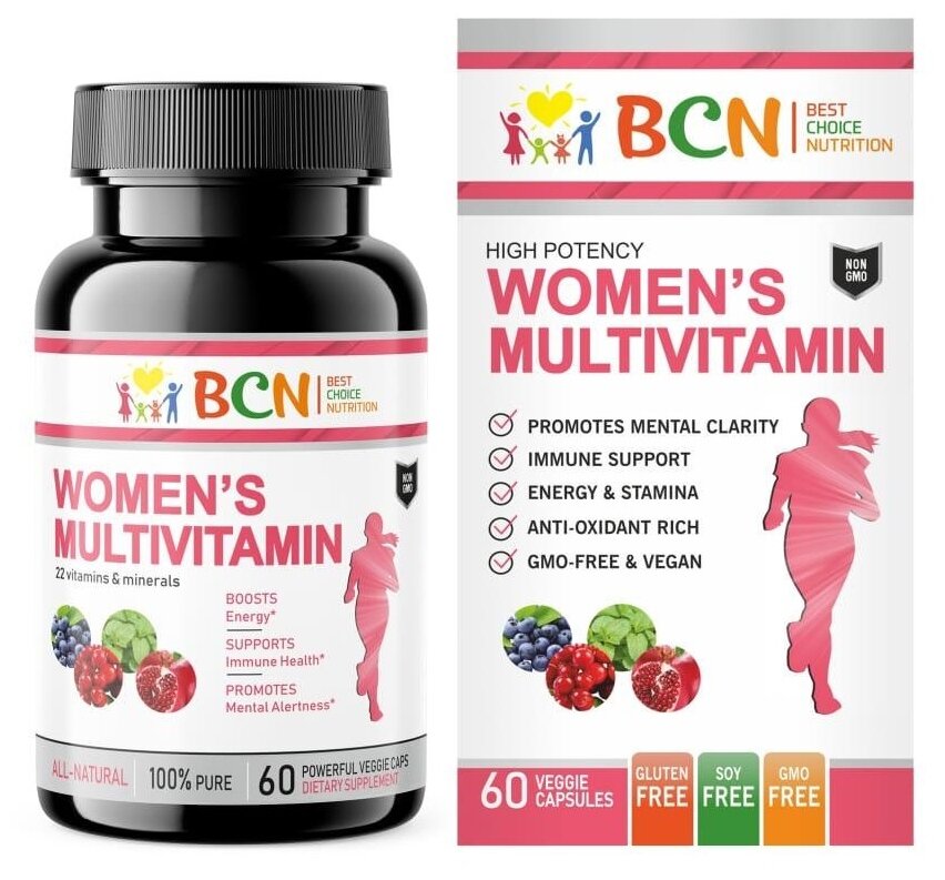 Капсулы BCN Women"s Multivitamin, 60 шт.