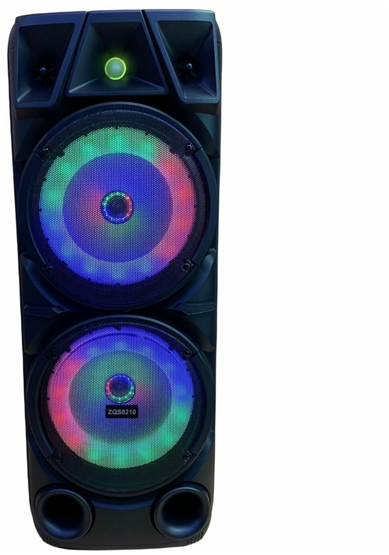 Портативная колонка BT Speaker ZQS-8210 с LED подсветкой, микрофоном и пультом ДУ