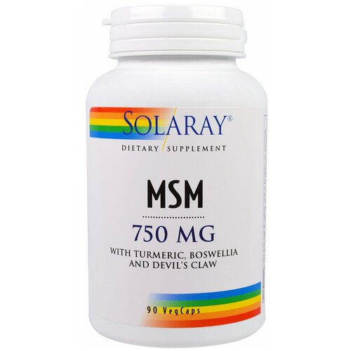 Solaray МСМ 750 мг 90 вег. капсул (Solaray)