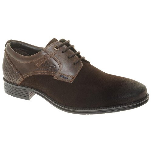 Туфли sOliver (mocca) мужские демисезонные, размер 42, цвет коричневый, артикул 13201-29-304