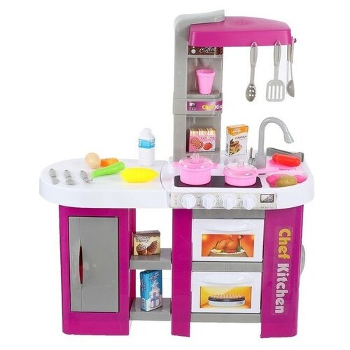 Игровой набор Сима-ленд Кухня шефа 4413834 детская кухня кнр талантливый повар со световыми и звуковыми эффектами бежит вода из крана