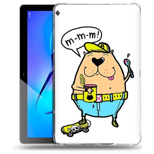 Чехол задняя-панель-накладка-бампер MyPads Бобр для Huawei MediaPad M3 Lite 8 (CPN-W09/AL00) противоударный