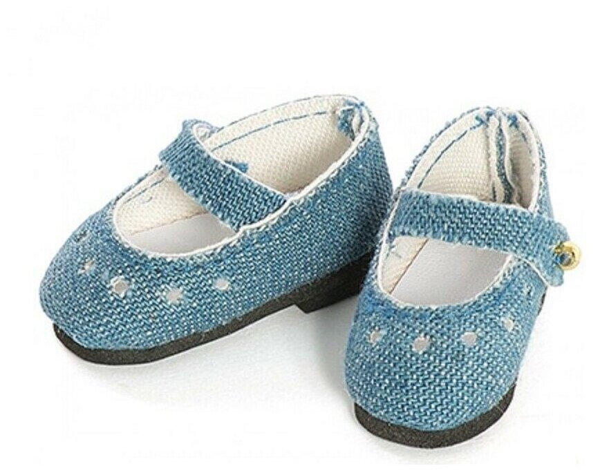 Туфли Kidz N Cats Mini-Shoes Blue (Голубые мини для кукол Кидз Н Катс, для кукол 21 см)