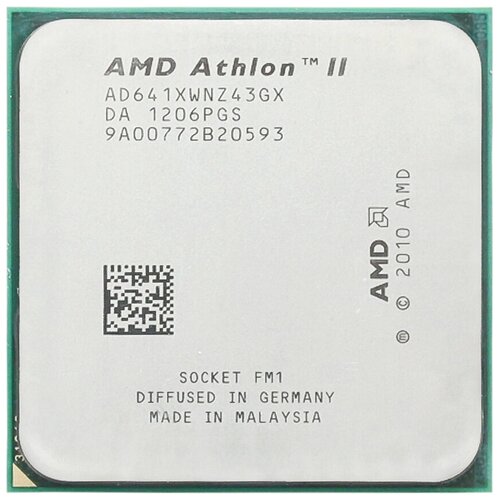 Процессор AMD Athlon II X4 641 (2,8 ГГц, FM1, 4 Мб, 4 ядра)