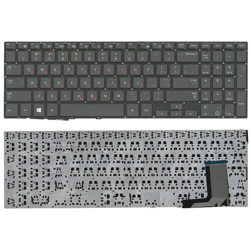 Клавиатура для ноутбука Samsung NP370R5E NP510R5E черная 1752₽