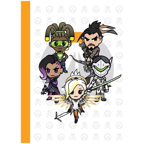 блокнот blizzard tokidoki Блокнот Tokidoki & Overwatch: Heroes