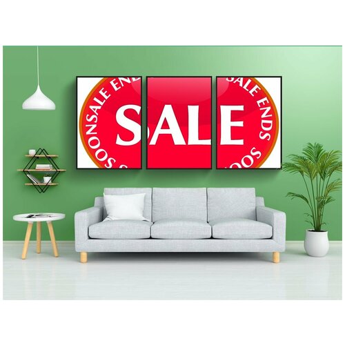 фото Набор модулных постеров для интерьера "ярлык, этикетка, распродажа" 60x90 см. в тубусе, без рамки lotsprints