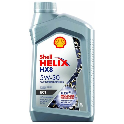 фото Моторное масло shell helix hx8 ect 5w-30 1л